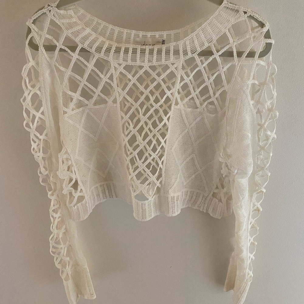 White Lola X LF blouse.